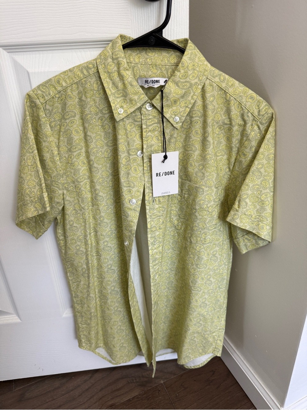 Redone Women's 70s Short Sleeve Shirt